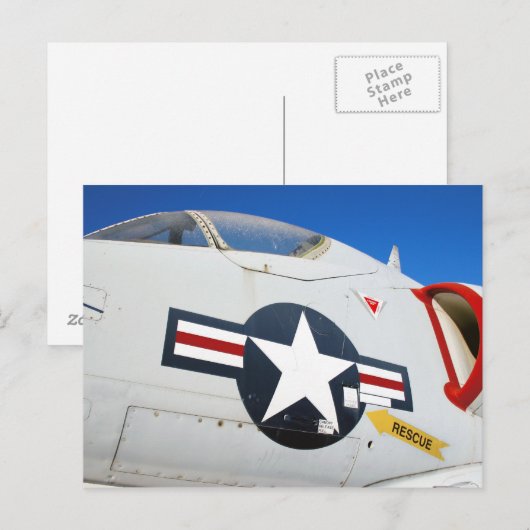 A4 Skyhawkクローズアップ ポストカード (正面/裏面)