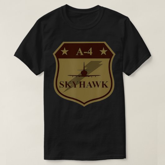 A4 Skyhawkパッチ(落ち着き) Tシャツ (デザイン正面)