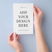 A5サイズのビジネスフライヤー印刷 - デザインをアップロード チラシ (ハンドル)