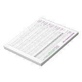 A5ベビーアクティビティログ ノートパッド (回転)