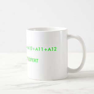 A5+A6+A7+A8+A9+A10+A11+A12SPREADSHEETの専門家 コーヒーマグカップ