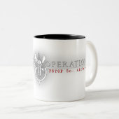 A5POB Kaffee Kupの暗い白熱 ツートーンマグカップ (正面右)