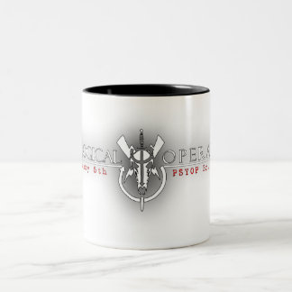 A5POB Kaffee Kupの暗い白熱 ツートーンマグカップ