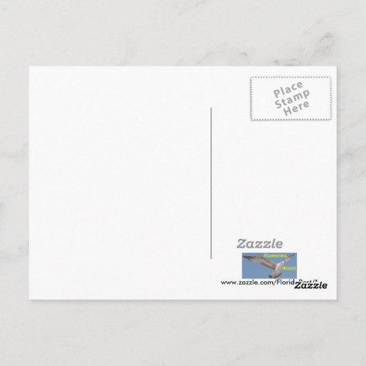 A6ヘロン素晴らしはがき ポストカード (裏面)