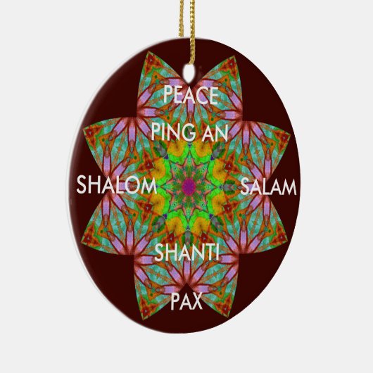 A62目まぐるしい平和Ornament.1 セラミックオーナメント (右)