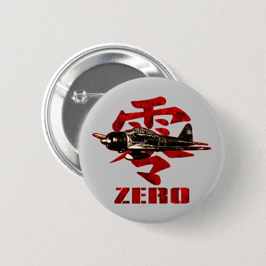 A6Mゼロ 缶バッジ (正面&裏面)