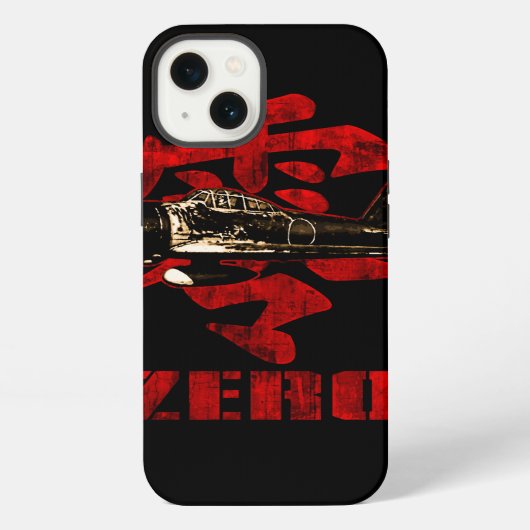 A6M ゼロ戦 iPhoneケース (裏面)