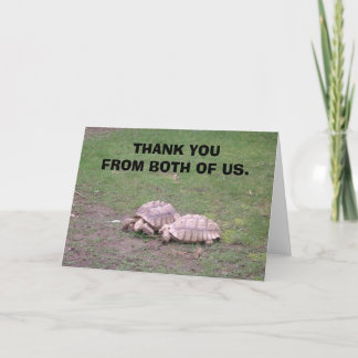 a75f、私たち両方からありがとう。 サンキューカード