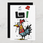 A7A أحا：バセム・ヨセフの皮肉なガザミーム 招待状 (正面/裏面)