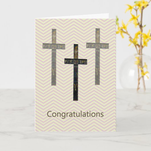 A.お祝いカード カード (黄色い花)