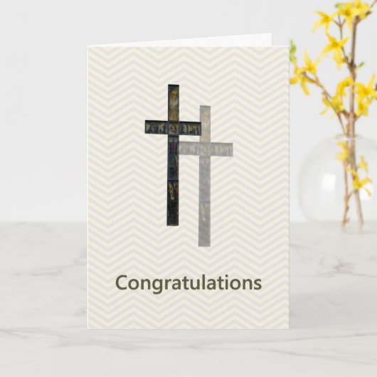 A.お祝いカード カード (黄色い花)