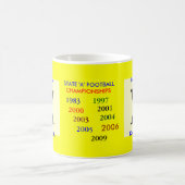 「A」のフットボール、チャンピオンを…スキャンして下さい、 スキャンして下さい、示 コーヒーマグカップ (中央)