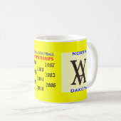 「A」のフットボール、チャンピオンを…スキャンして下さい、 スキャンして下さい、示 コーヒーマグカップ (正面右)