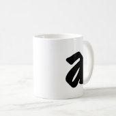 "A"のマグカップ コーヒーマグカップ (正面右)