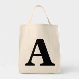 "A"のモノグラムのバッグ トートバッグ