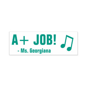 「A+の仕事!」を励まそう 教育者のゴム印 セルフインキングスタンプ