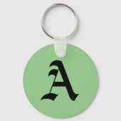「A」イニシャル キーホルダー (裏面)