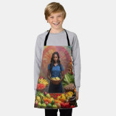 a エプロン (着用した状態)