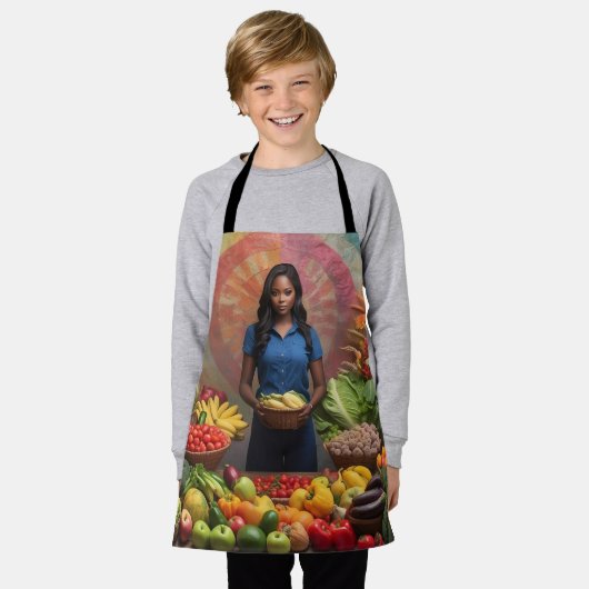 a エプロン (着用した状態)