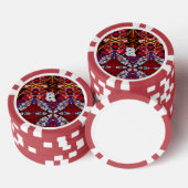 "a" クラウンをここに挿入 ポーカーチップ (積み重ね)