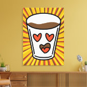 A.コップの中の愛 キャンバスプリント (インサイチュ (リビング))