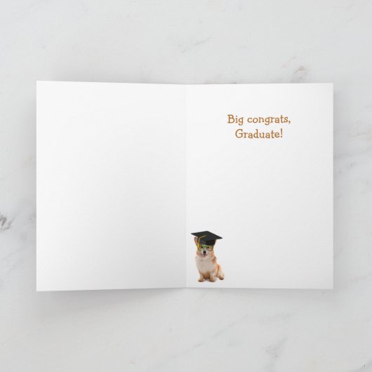 A +コーギ卒業 カード (内部)