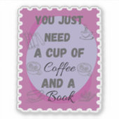 A.コーヒーと印鑑が必要 シール (正面)