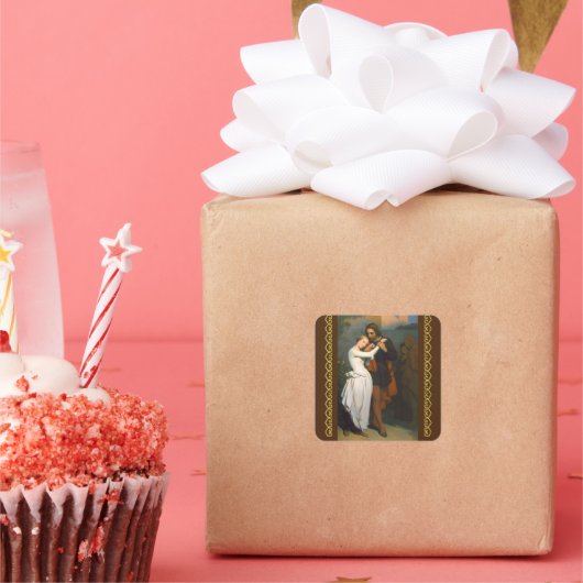 A.シェファーの庭のファウスト&マルグエライト スクエアシール (パーティー)