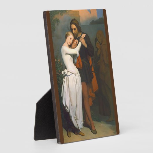 A.シェファーの庭のファウスト&マルグエライト フォトプラーク (側面)