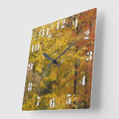 a スクエア壁時計 (傾斜)