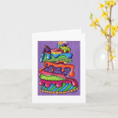 A.ダリーオリジナル誕生日カー空白のド カード (黄色い花)