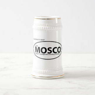 a- チームmoscoのデザインのジョッキのマグ ビールジョッキ
