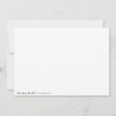 A ビクトリアン Christmas - "O 来 Al Ye"招待状 招待状 (裏面)