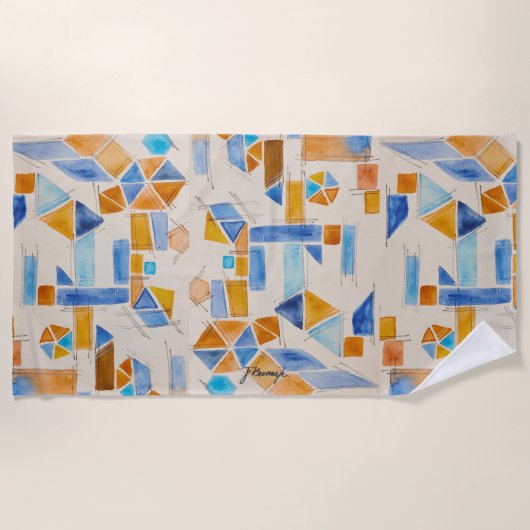 Â ビーチタオル (正面)