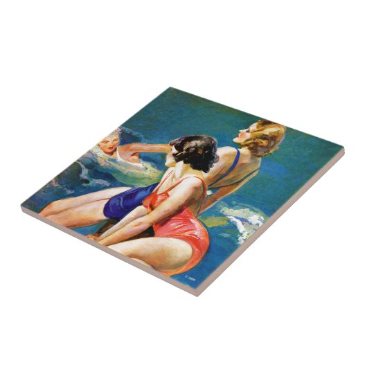 A.プールで タイル (側面)