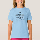 A +ホームスクール学生女子Tシャツ Tシャツ (正面)