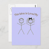 A.ママ用のはがき ポストカード (正面/裏面)