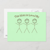 A.ママ用のはがき ポストカード (正面/裏面)