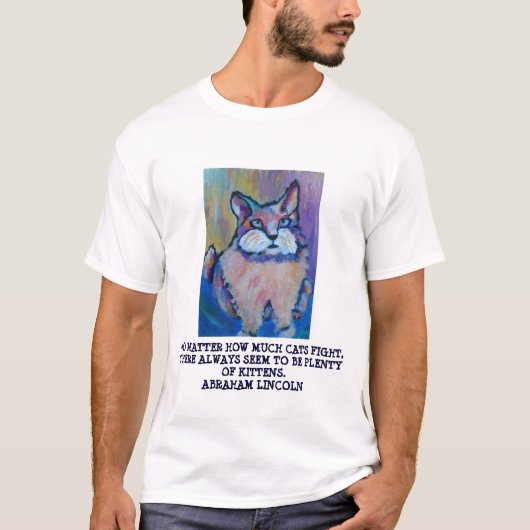 A.リンカーンFUNNYのの 引用文- Tシャツ (正面)