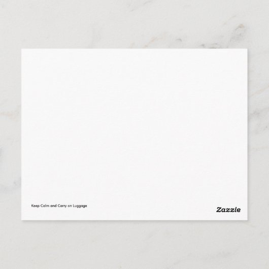 A.保ラゲッジ運に対して ポストカード (裏面)