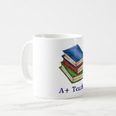 A+先生図書書書室教えの教育 コーヒーマグカップ (正面左)
