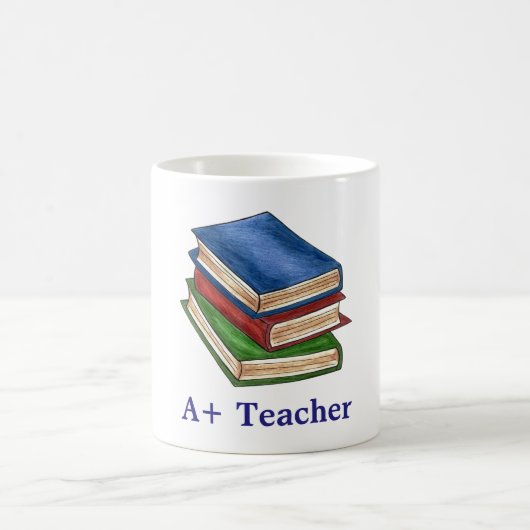 A+先生図書書書室教えの教育 コーヒーマグカップ (中央)