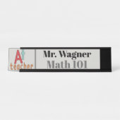 A+先生追加ネームクラスデスクプレート デスクネームプレート (正面)