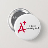 A+ 先生 缶バッジ (正面&裏面)