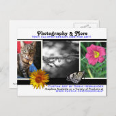 A*写真と名刺はがき ポストカード (正面/裏面)