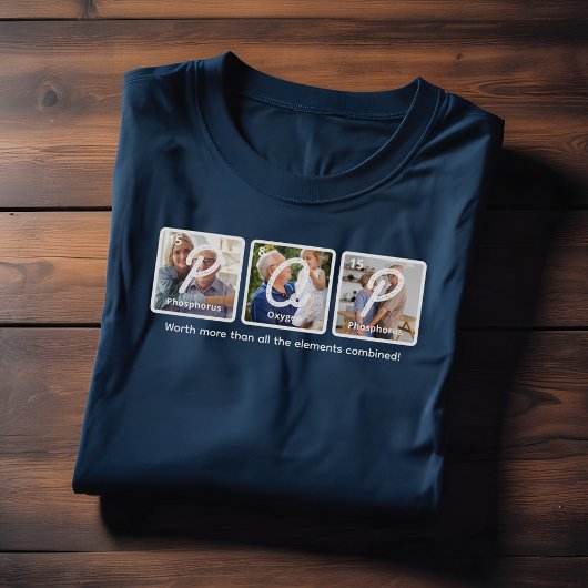 A.周期表の要素Happy Father's Day ポップ・アートの トライブレンドＴシャツ