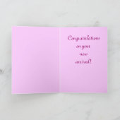 A.女の子の挨拶状 カード (内部)