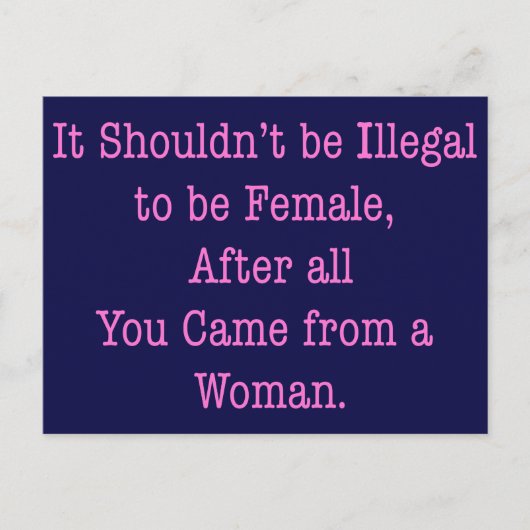 A.女性から ポストカード (正面)