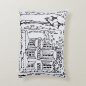 A.広場での食事|エクス·アン·プロヴァンス（フランス） アクセントクッション (裏面(縦))