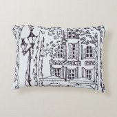 A.広場での食事|エクス·アン·プロヴァンス（フランス） アクセントクッション (裏面)